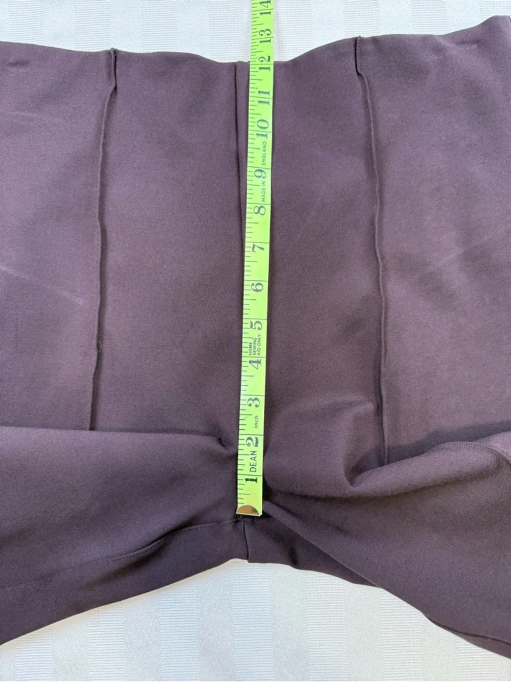 SPANX Micro Pont’e Flare Pants Size XL Deep Burgundy Boot Cut #20792R - Picture 7 of 14